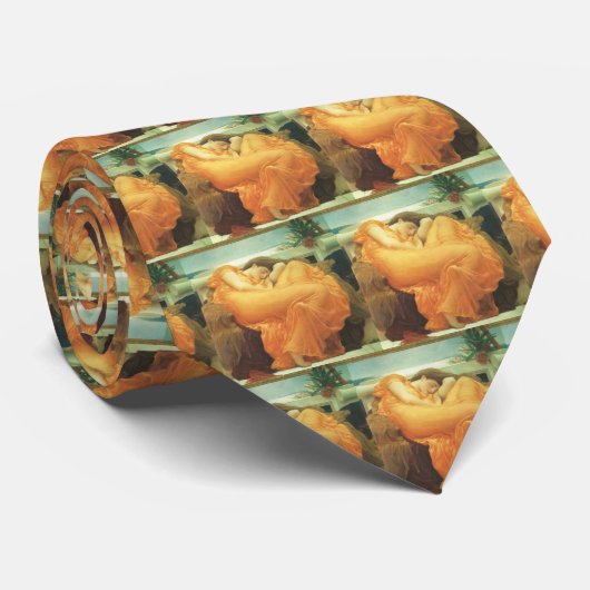 Flaming June door Lord Frederic Leighton Stropdas (Opgerold)