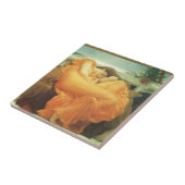 Flaming June door Lord Frederic Leighton Tegeltje (Zijkant)