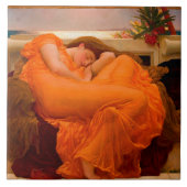 Flaming June door Lord Frederic Leighton Tegeltje (Voorkant)