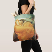 Flaming June door Lord Frederic Leighton Tote Bag (Dichtbij)