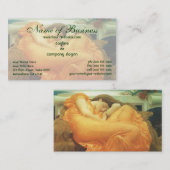 Flaming June door Lord Frederic Leighton Visitekaartje (Voorkant / Achterkant)