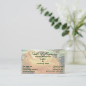 Flaming June door Lord Frederic Leighton Visitekaartje (Staand voorkant)