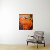 Flaming June door Lord Frederic Leighton Wandkleed (In situ)
