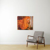 Flaming June door Lord Frederic Leighton Wandkleed (In Situ (horizontaal))