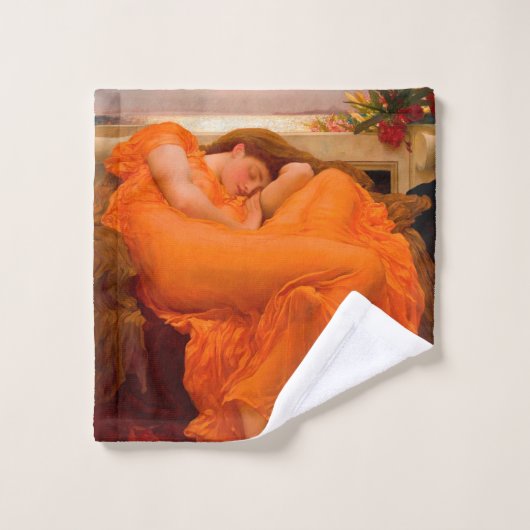 Flaming June door Lord Frederic Leighton Washandje (Wasdoekje)