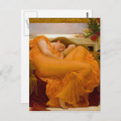 Flaming June door Sir Frederic Leighton Briefkaart (Voorkant / Achterkant)