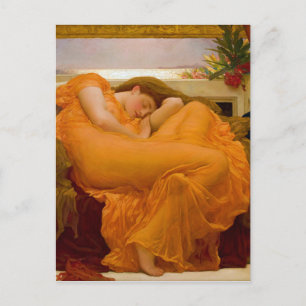 Flaming June door Sir Frederic Leighton Briefkaart