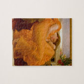 Flaming June door Sir Frederic Leighton Legpuzzel (Horizontaal)