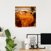 Flaming June door Sir Frederic Leighton Poster (Thuiskantoor)