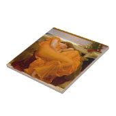 Flaming June door Sir Frederic Leighton Tegeltje (Zijkant)