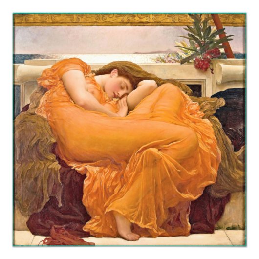 Flaming June Foto Afdruk (Voorkant)