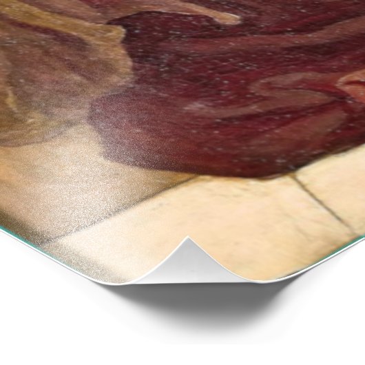 Flaming June Foto Afdruk (Hoek)