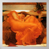 Flaming June Frederic Leighton Fine Art Poster (Voorkant)
