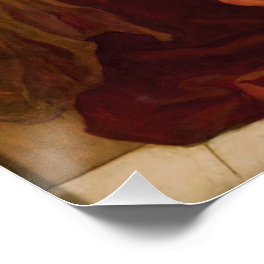 Flaming June Frederic Leighton Glossy Poster (Hoek)