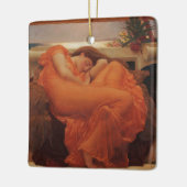 Flaming June Frederic Leighton Kunstprint Keramisch Ornament (Links)