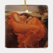 Flaming June Frederic Leighton Kunstprint Keramisch Ornament (Voorkant)