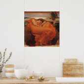 Flaming June Frederic Leighton Kunstprint Poster (Keuken)