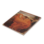 Flaming June Frederic Leighton Kunstprint Tegeltje (Zijkant)