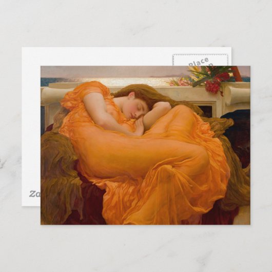 Flaming June - Frederic Lord Leighton Briefkaart (Voorkant / Achterkant)