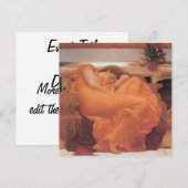 Flaming June Kaart (Voorkant / Achterkant)