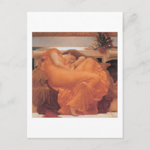 Flaming June - Lord Frederick Leighton Briefkaart