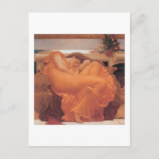 Flaming June - Lord Frederick Leighton Briefkaart (Voorkant)
