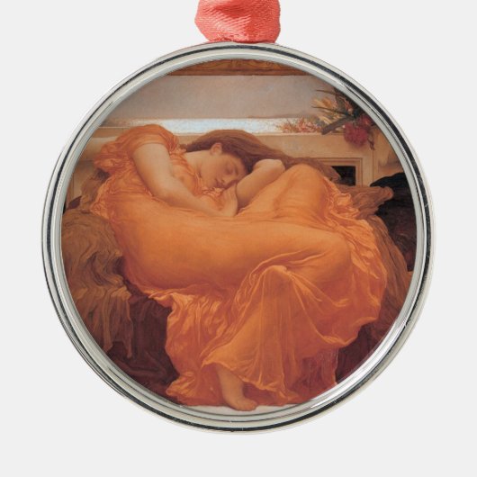 Flaming June Metalen Ornament (Voorkant)