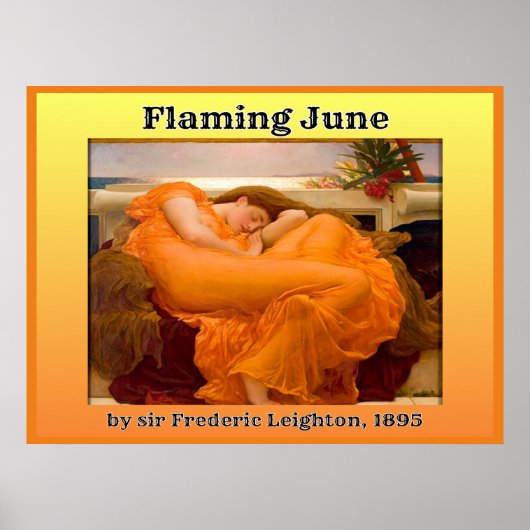 Flaming June Poster (Voorkant)