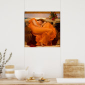 Flaming June van Frederic Leighton Poster (Keuken)