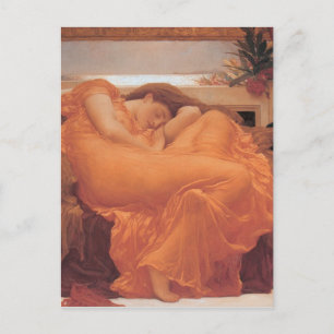 Flaming June van Frederick Leighton Briefkaart