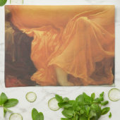 Flaming June van Lord Frederic Leighton Theedoek (Gevouwen)