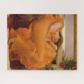 Flaming June van Sir Frederic Leighton  Legpuzzel (Horizontaal)