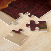 Flaming June van Sir Frederic Leighton  Legpuzzel (Zijkant)