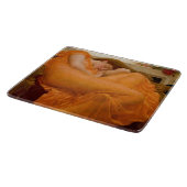 Flaming June van Sir Frederic Leighton Snijplank (Hoek)