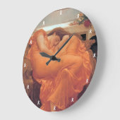 Flaming June Wall Clock Grote Klok (Hoek)