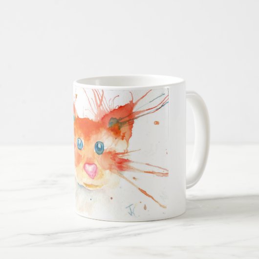 Flaming Kitty Mug Koffiemok (Voorkant rechts)