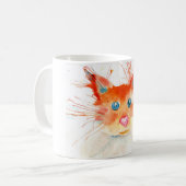 Flaming Kitty Mug Koffiemok (Voorkant links)
