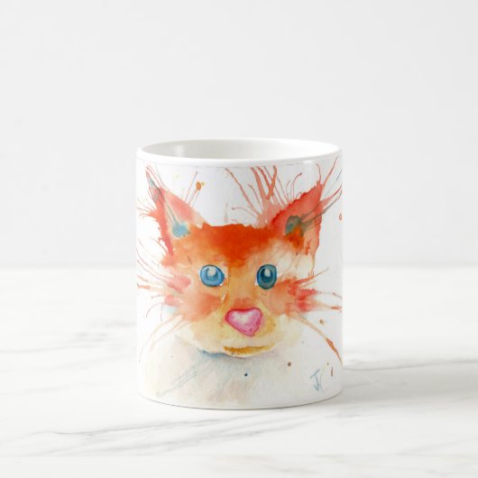 Flaming Kitty Mug Koffiemok (Center)