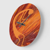 Flaming Kokopelli Grote Klok (Hoek)