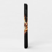 Flaming Lion in Ring of Fire Flames Astrologie Case-Mate iPhone Case (Achterkant/links)