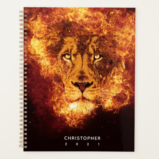 Flaming Lion Named Planner (Voorkant)