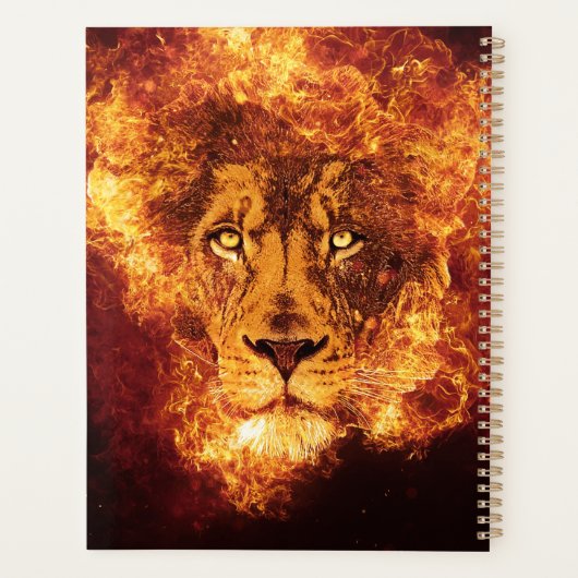 Flaming Lion Named Planner (Achterkant)