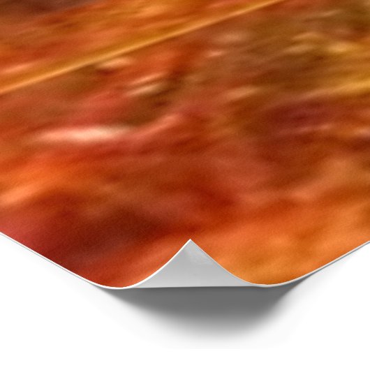 Flaming Lion Poster (Hoek)