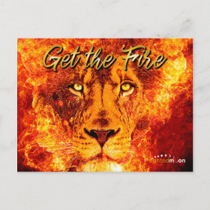 Flaming Lion uit Judah Briefkaart
