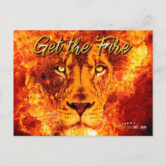 Flaming Lion uit Judah Briefkaart (Voorkant)
