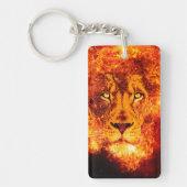 Flaming Lion uit Judah Sleutelhanger (Voorkant)