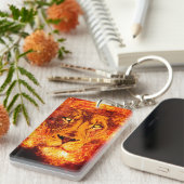 Flaming Lion uit Judah Sleutelhanger (Voorkant Rechts)