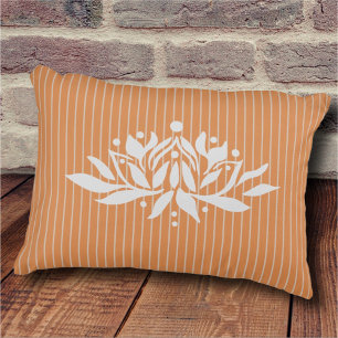 Flaming Lotus Flower Accent Kussen