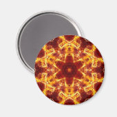Flaming Lotus Magneet (Voorkant / Achterkant)
