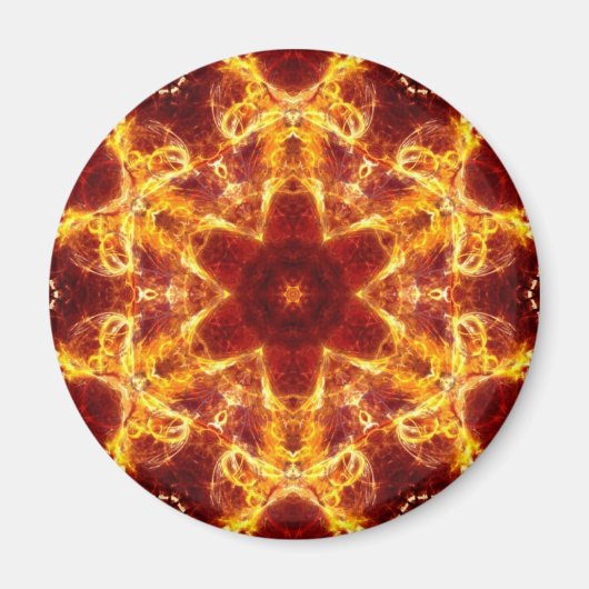 Flaming Lotus Magneet (Voorkant)